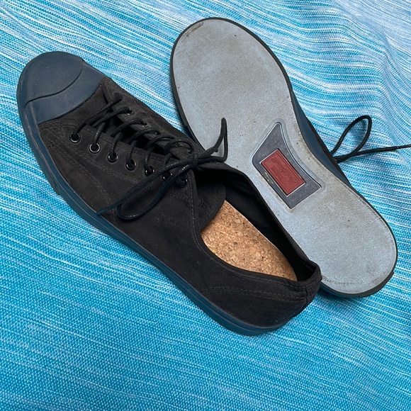 Converse rare Jack Purcell black and blue Mens 13 tennis shoes Sneakers